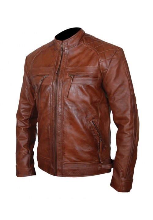 Men's Fashion Diamond Shoulder Jacket